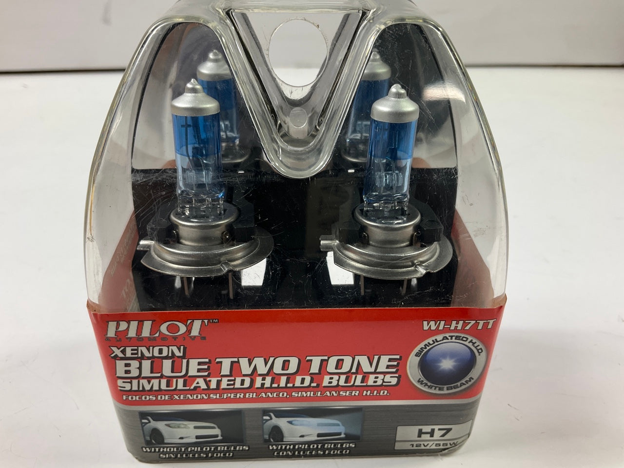 Pilot WI-H7TT Xenon Two Tone Halogen Bulb (H7) 55W - 2 Pack