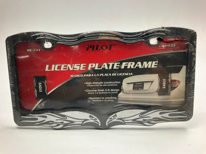 Pilot Automotive WL-733 Black Screaming Eagle License Plate Frame
