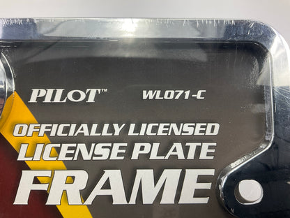 (2) Pilot WL071C Triple Chrome Plated License Plate Frame For NISSAN