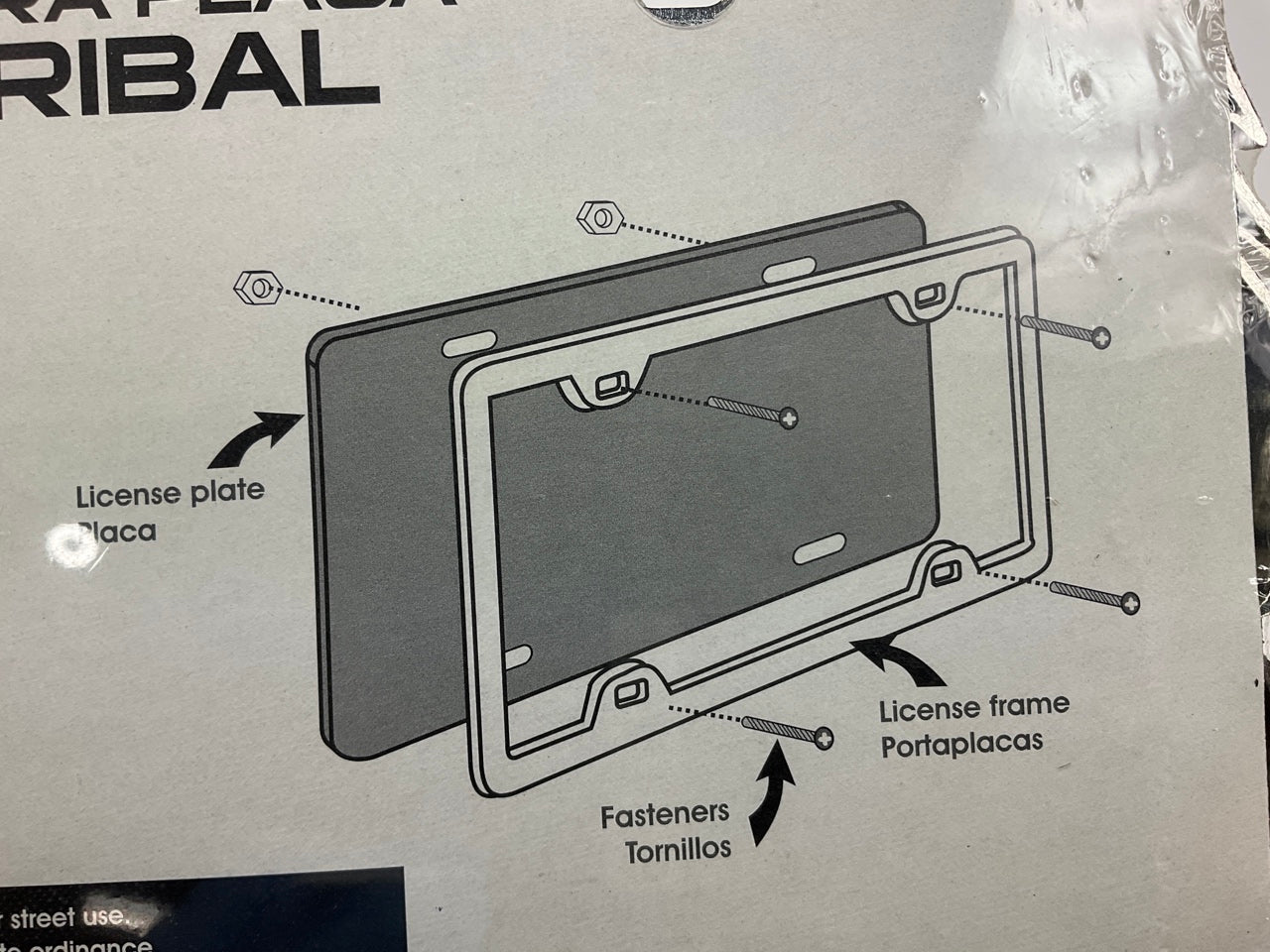 Pilot WL227-C Universal Tribal License Plate Frame