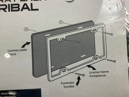 Pilot WL227-C Universal Tribal License Plate Frame