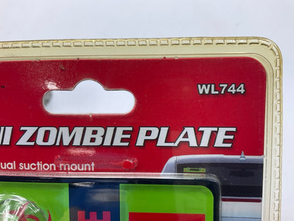 Pilot WL744 Zombie Mini Plate License Emblem, Decorative Zombie Hunting License