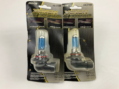 (2) Pilot XB-H10B Fog Light Bulbs H10 12V 45W Xenon Fog Lamp Light Bulb (9145)