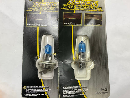 (2) Pilot XB-H3B Light Bulbs - 12V, 55W Xenon Fog Lamp Bulbs, H3