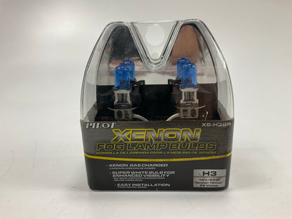 Pilot Automotive XB-H3BP Xenon Fog H3 Light Bulbs, PAIR, 55 Watts