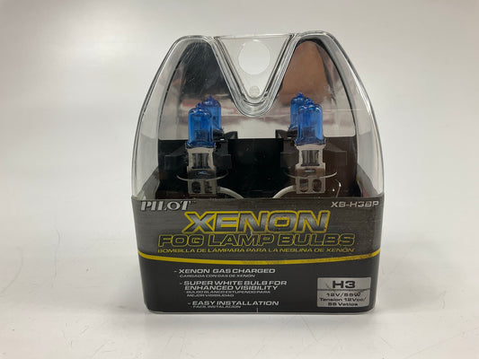 Pilot Automotive XB-H3BP Xenon Fog H3 Light Bulbs, PAIR, 55 Watts