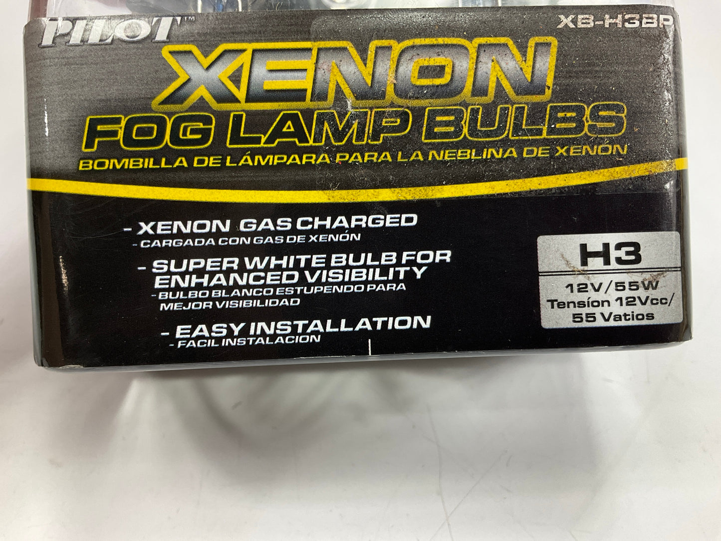 Pilot Automotive XB-H3BP Xenon Fog H3 Light Bulbs, PAIR, 55 Watts