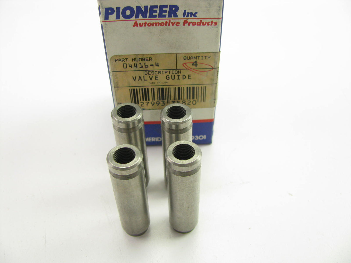 (4) Pioneer 04416 INTAKE Valve Guides For 1974-91 Chrysler 2.0L 2.4L 2.6L