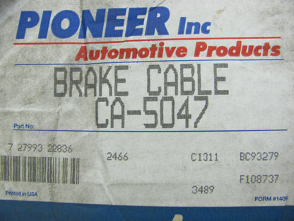 Pioneer CA5047 Parking Brake Cable - Rear Left