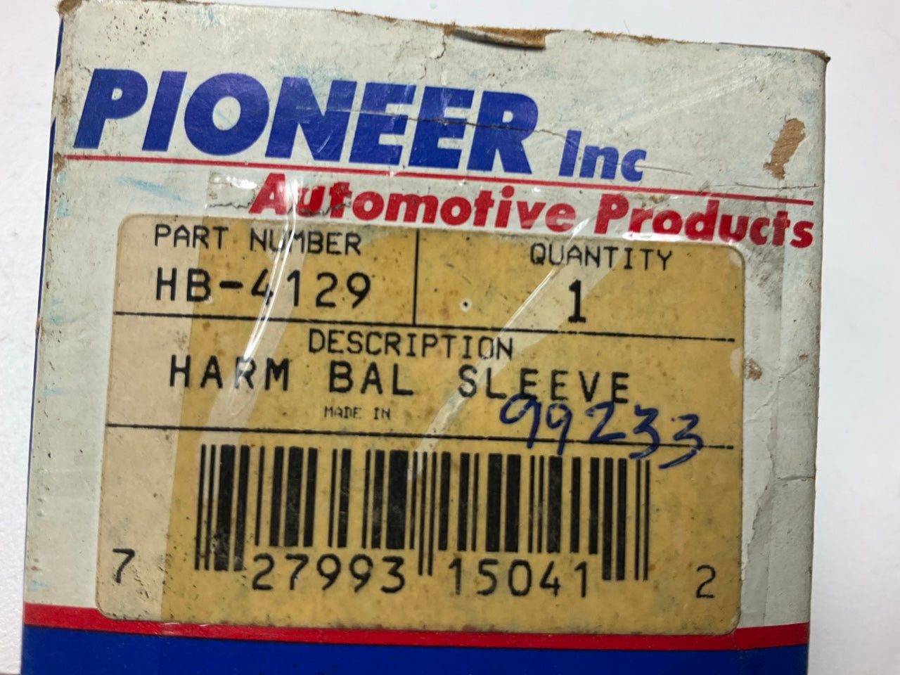 Pioneer HB-4129 Engine Harmonic Balancer Repair Sleeve 1982-1993 GM 6.2L Diesel