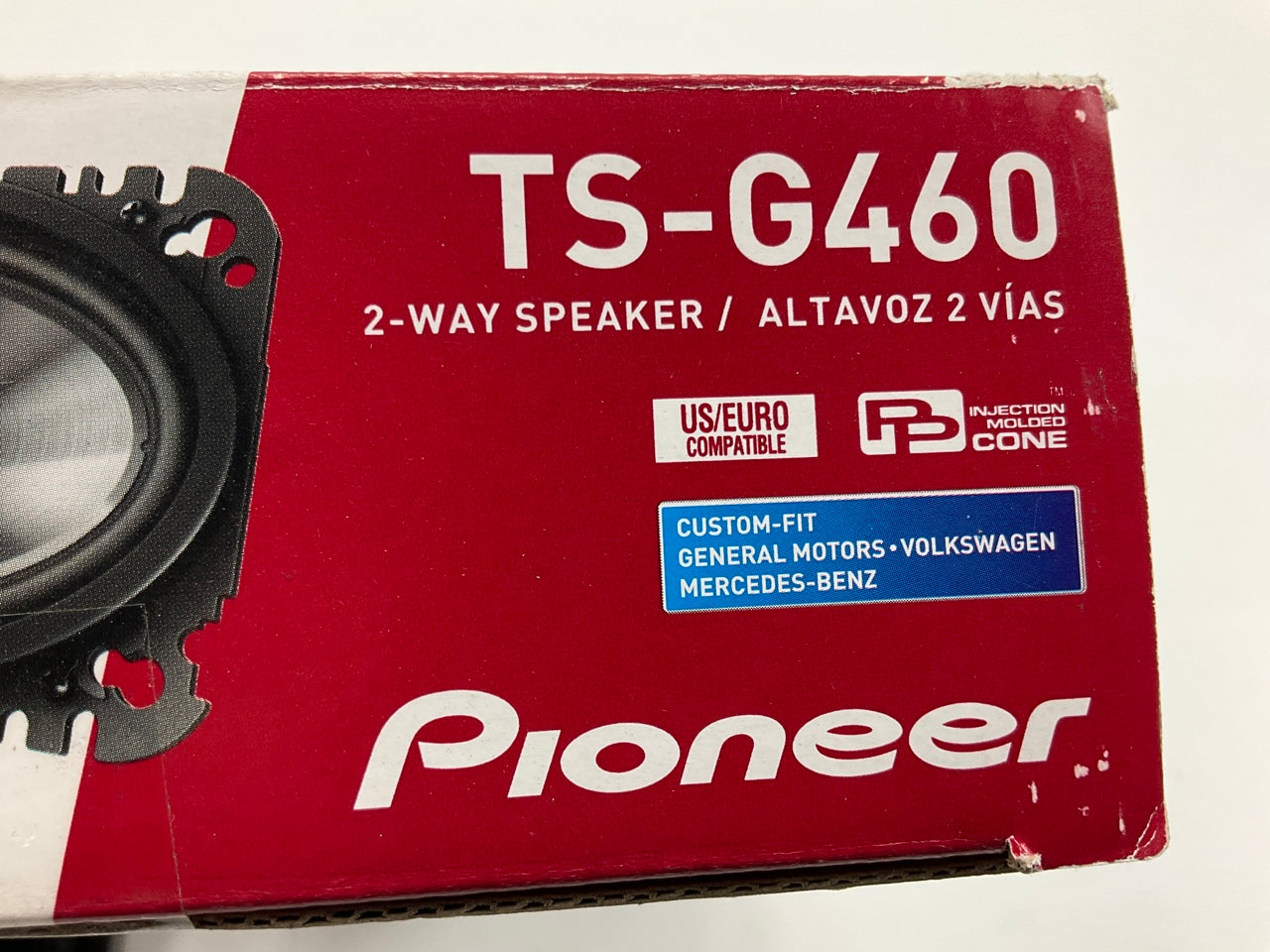 Pioneer TS-G460 4'' X 6'' 2-Way Coaxial Speakers (Pair) - Black