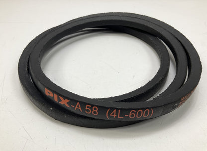 PIX A58 Industrial V-Belt 4L-600 1/2 X 60''