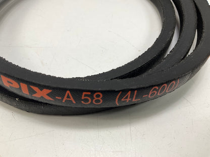 PIX A58 Industrial V-Belt 4L-600 1/2 X 60''