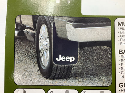 PLASTICOLOR 000491 9'' X 15'' Mud Guards (Mud Splash Guards) For JEEP