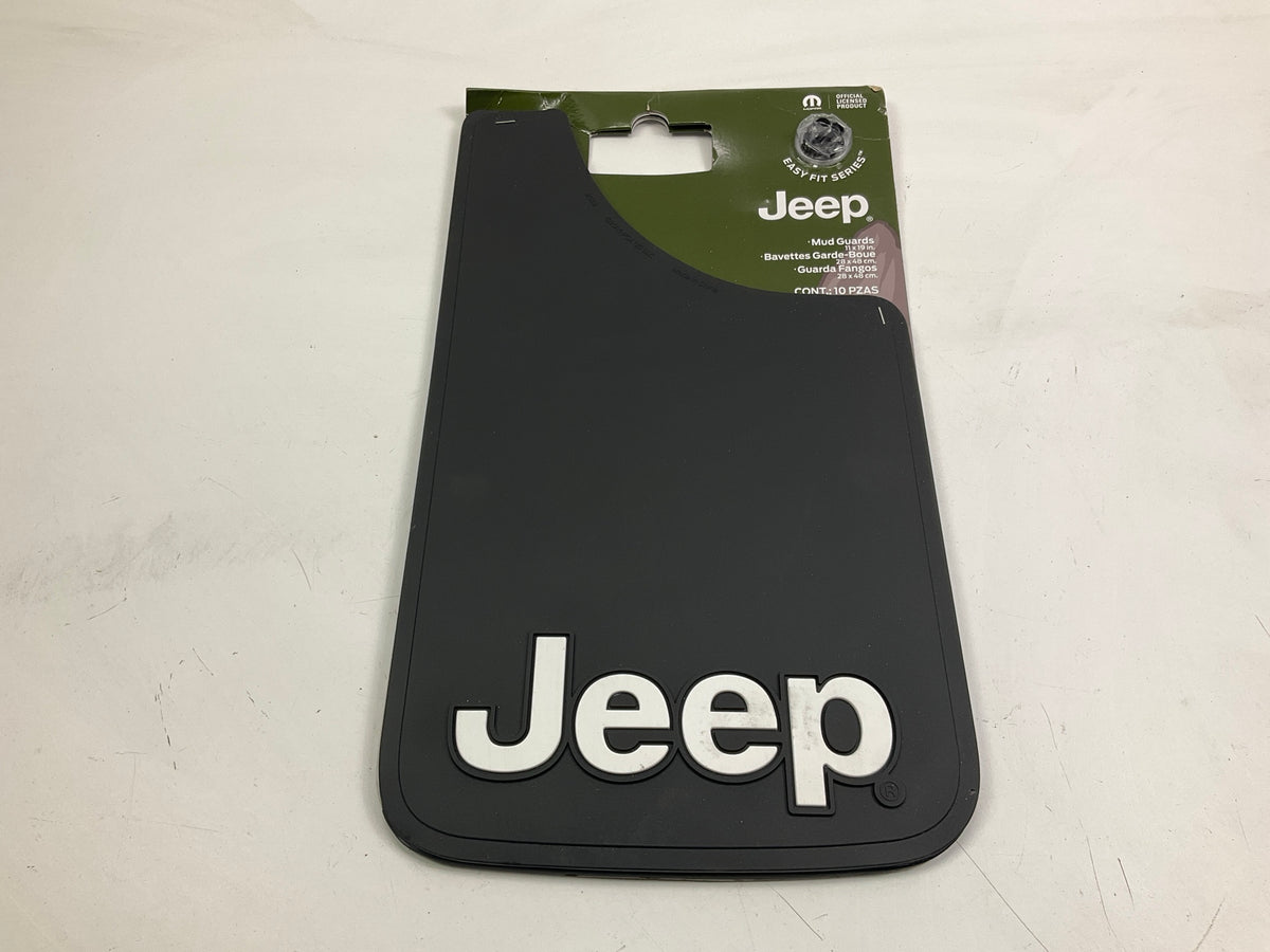 Plasticolor 000542 Easy Fit Black Mud Flaps Splash Guards For Jeep