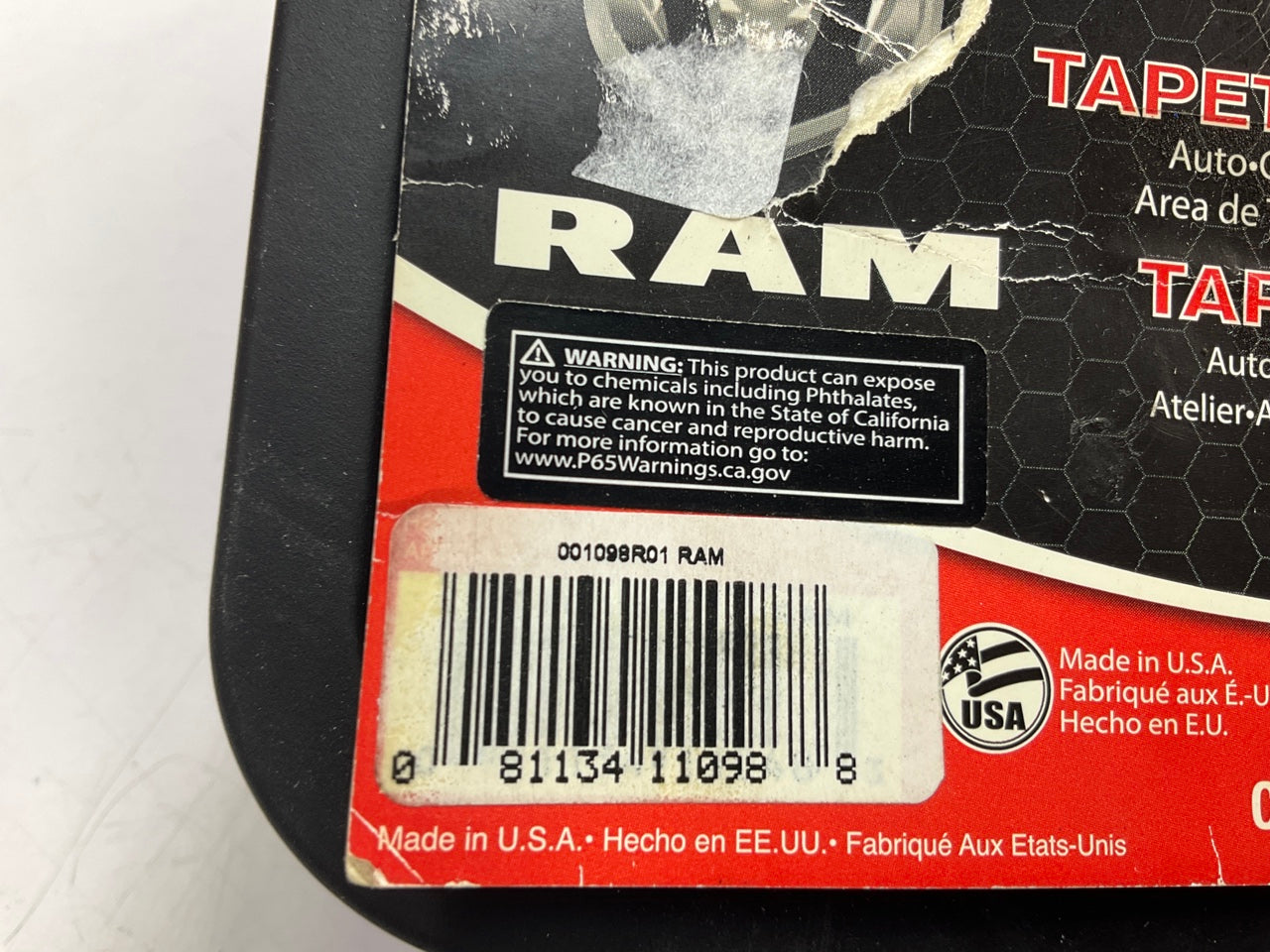 Plasticolor 001098R01 Factory Logo Molded Utility Mat- 14'' For Ram