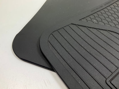 (2) Plasticolor 001219R01 Rear Floor Mats, Rubber, 17''x13-3/4'' - Ford Truck