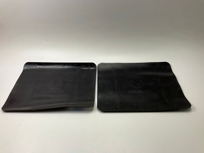 (2) Plasticolor 001262 Rear Rubber Utility Floor Mats 14''x17'' For RAM Truck