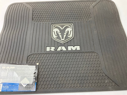 (2) Plasticolor 001262 Rear Rubber Utility Floor Mats 14''x17'' For RAM Truck