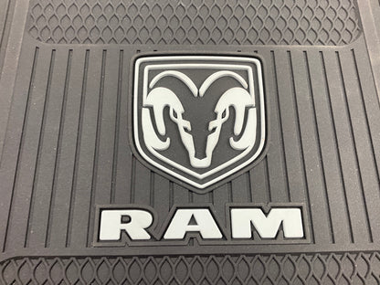 Plasticolor 001262 Rear Single Rubber Utility Floor Mat  14''x17'' For RAM Truck