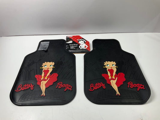Plasticolor 001422R01 Betty Boop Universal Fit Rubber Floor Mats 25'' X 16-3/4''