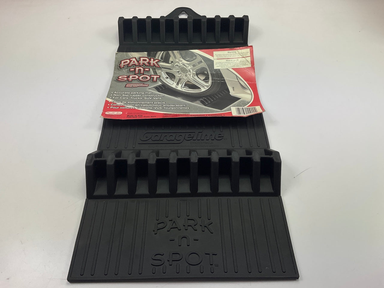 Plasticolor 001900R01 Park-N-Spot Accurate Parking Mat, Best Garage Parking Aid