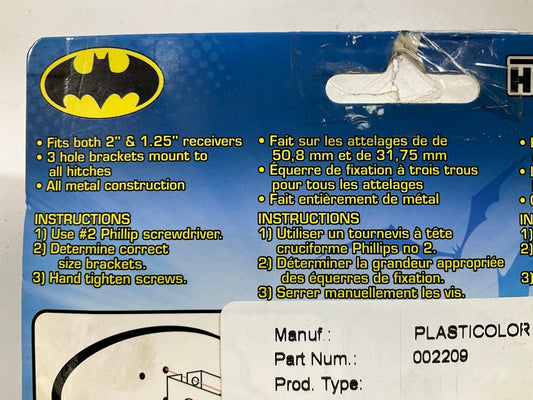 Plasticolor 002209 Batman Hitch Cover Full Color Logo For 1-1/4'' & 2'' Receiver