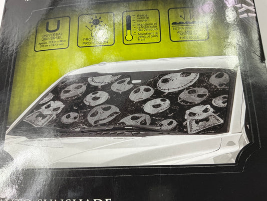 Nightmare Before Christmas Car Truck Windshield Folding Sun Shade 58''x27.5 Cover