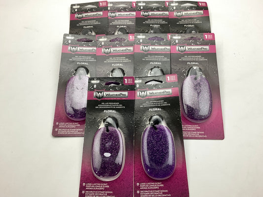 10 PACK - Plasticolor 005319 Floral Scent Gel Air Fresheners