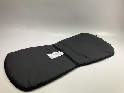 (2) PlastiColor 008512R03 Black Seat Cushions With Chevy Gold Bowtie Logo