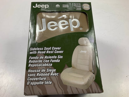 Plasticolor 008581R06 Elite Tan Sideless Seat Cover For Jeep