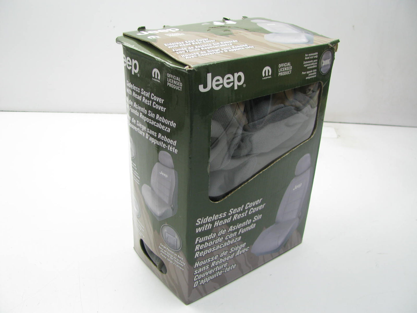 Plasticolor 008581R25 Gray Sideless Universal Seat Cover (For Jeep)