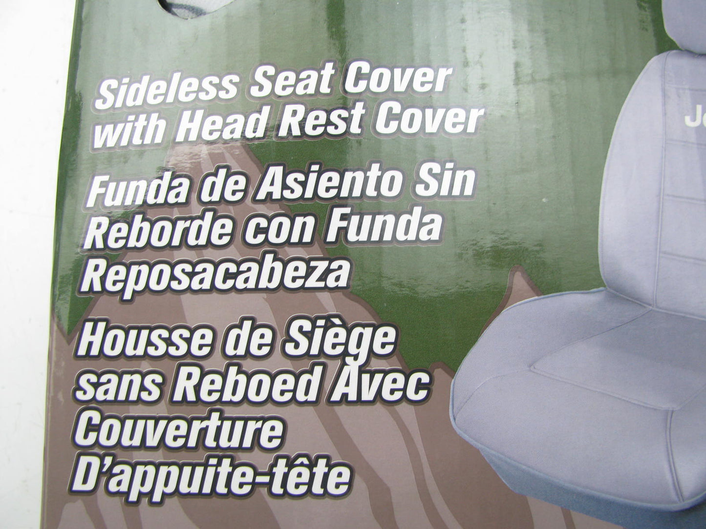 Plasticolor 008581R25 Gray Sideless Universal Seat Cover (For Jeep)