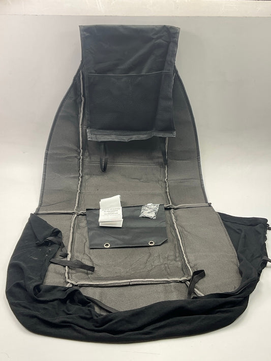 Elite Black Synthetic Leather Front Sideless Seat Cover Car Truck For Ram Truck