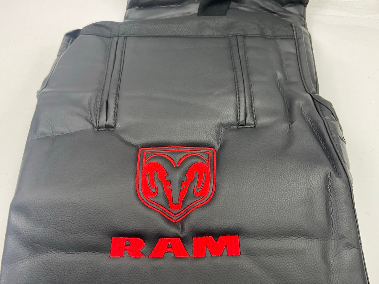 Elite Black Synthetic Leather Front Sideless Seat Cover Car Truck For Ram Truck