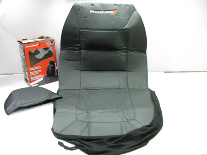Plasticolor 008585R01 Black Synth. Leather Front Sideless Seat Cover For DODGE