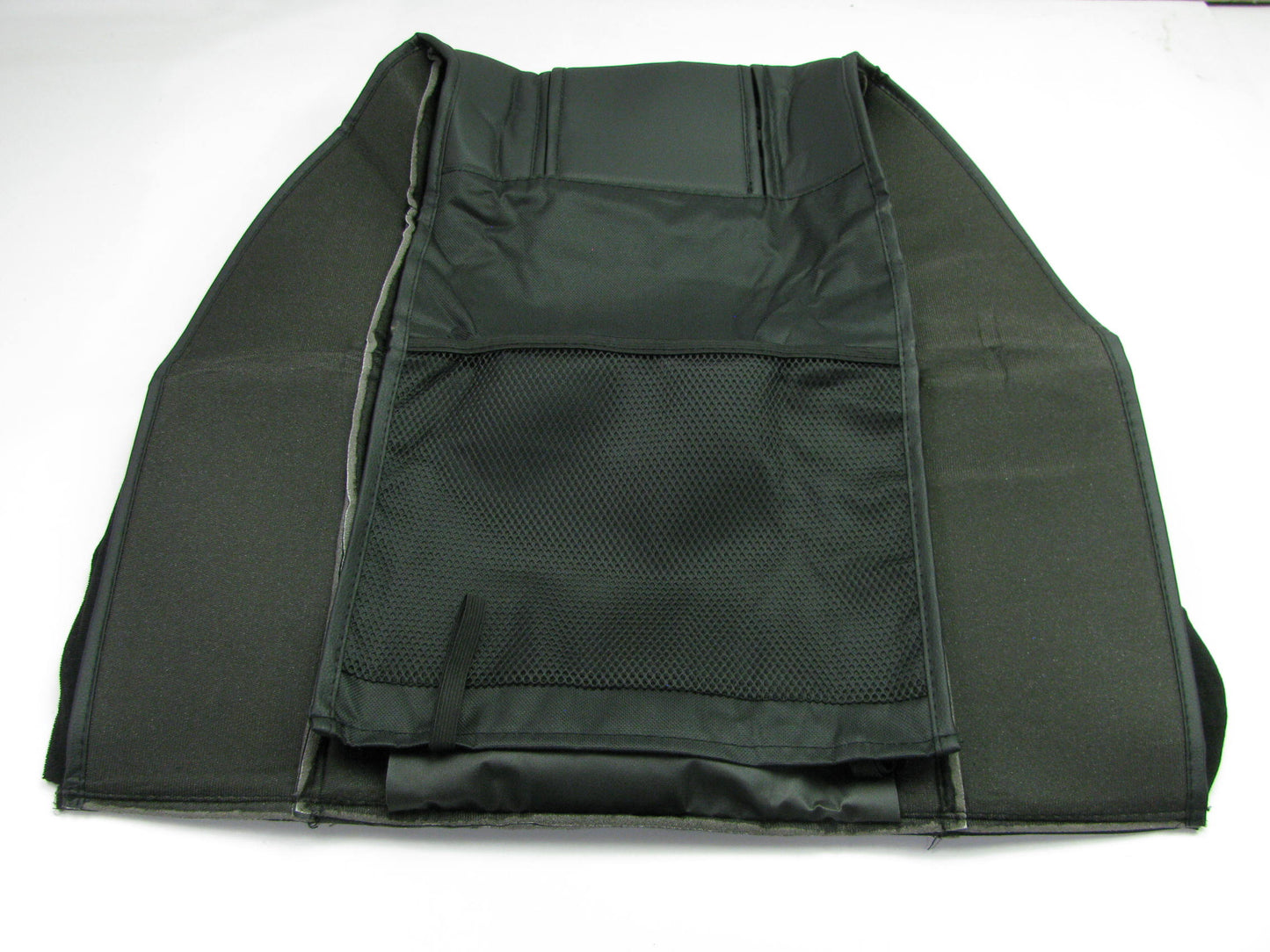 Plasticolor 008585R01 Black Synth. Leather Front Sideless Seat Cover For DODGE