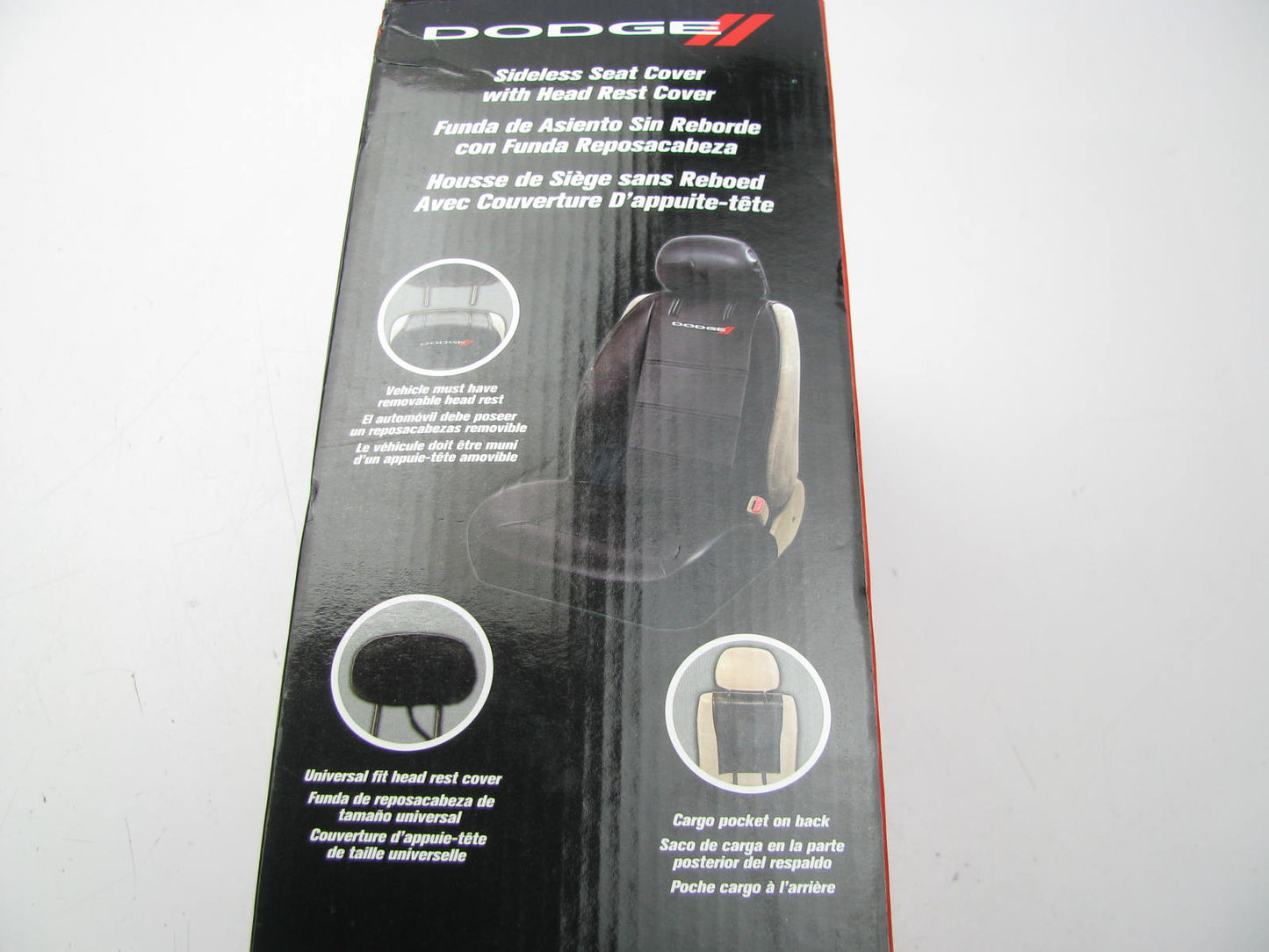 Plasticolor 008585 Sideless Seat Cover With Head Rest Cover For Dodge Truck SUV