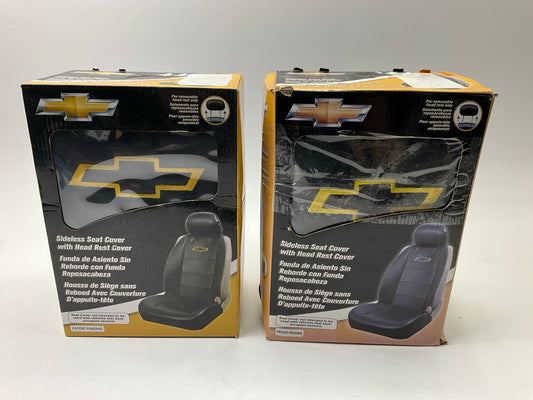 (2) PLASTICOLOR 008586R01 Chevy Sideless Seat Cover