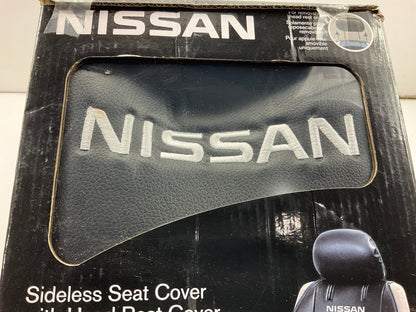 (2) Plasticolor 008617 Universal Sideless Seat Cover 2-PC W/ Headrest For Nissan