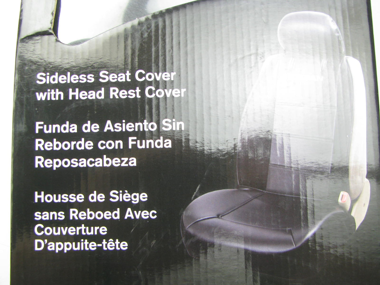 Plasticolor 008617 Universal Sideless Seat Cover 2-PC W/ Headrest For Nissan