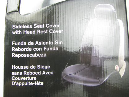 Plasticolor 008617 Universal Sideless Seat Cover 2-PC W/ Headrest For Nissan