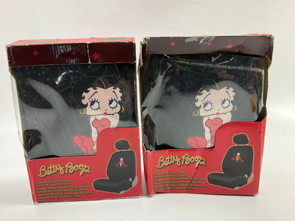 (2) Plasticolor 008652 Betty Boop Low Back Universal Car Truck SUV Seat Covers