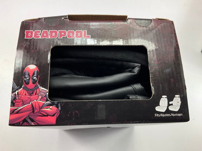 (2) Plasticolor 008664 Car Truck Universal Sideless Seat Cover Marvel Deadpool