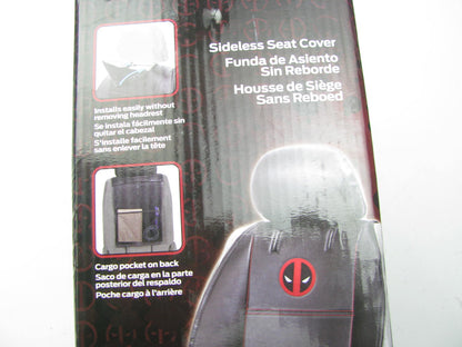 Plasticolor 008664 Car Truck Universal Sideless Seat Cover W/ Marvel Deadpool