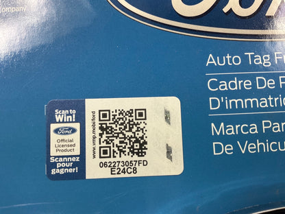 Plasticolor 6097 License Plate Frame With Ford Blue Oval Logo