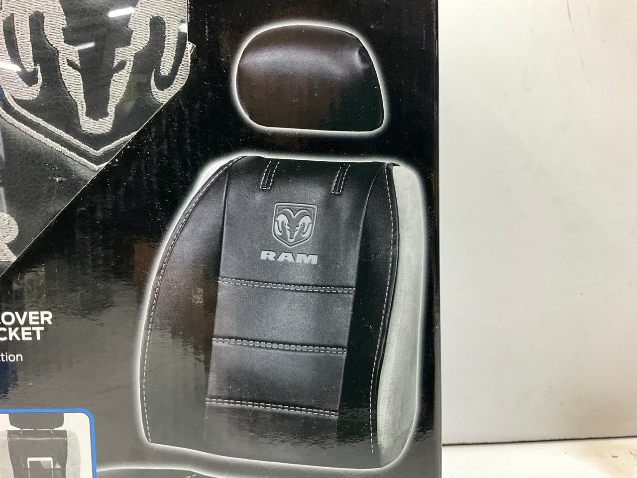(2) Plasticolor 8628 Deluxe Sideless Seat Covers For Ram 1500 2500 3500 W/ Logo