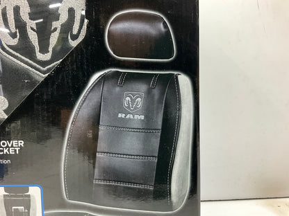 (2) Plasticolor 8628 Deluxe Sideless Seat Covers For Ram 1500 2500 3500 W/ Logo