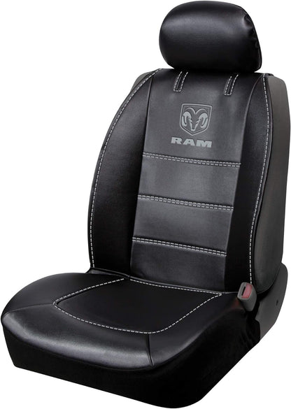 (2) Plasticolor 8628 Deluxe Sideless Seat Covers For Ram 1500 2500 3500 W/ Logo