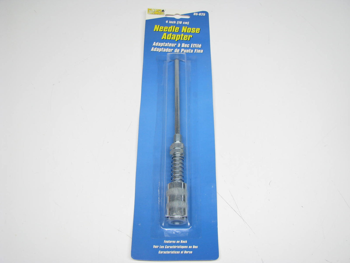 Plews 05-025 Grease Gun 4'' Long Needle Nose Adapter